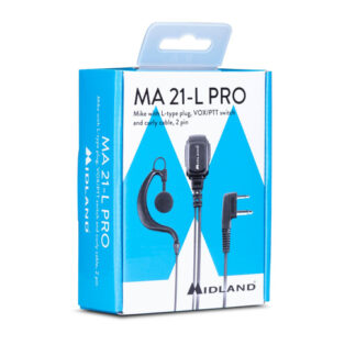 Ricetrasmittente microfono Ricetrasmittente microfono Midland C1496 MA SERIES Ma21 L Pro Black (ord.min.1.00 unità)