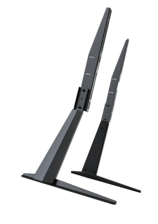Supporto monitor TV scrivania Supporto monitor TV scrivania Meliconi 480814 Feet 600 Black (ord.min.1.00 unità)