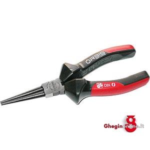 PINZE CON BECCHI TONDI LUNGHI TESTA PULITA E IMPUGNATURE ISOLATE 231GP 160 PINZE BECCHI TONDI L. long round nose pliers Prod. SCU