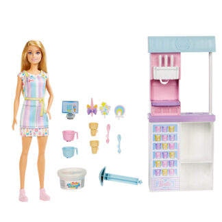 Set bambola Set bambola Mattel HCN46 BARBIE La Gelateria (ord.min.1.00 unità)