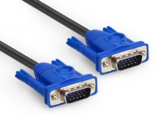 Cavo VGA Cavo VGA Hamlet XVCVGA180 Black e Blue (ord.min.1.00 unità)