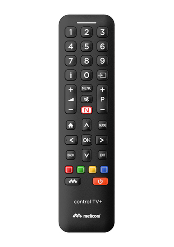 Telecomando tv Telecomando tv Meliconi 808035 CONTROL Tv+ Black (ord.min.1.00 unità)