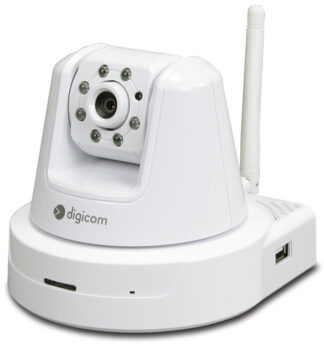 Videocamera sorveglianza Videocamera sorveglianza Digicom 8E4486 400HD Pan&Tilt White (ord.min.1.00 unità)