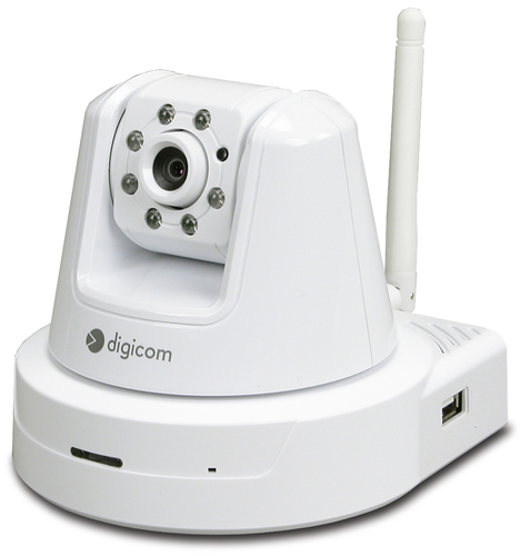 Videocamera sorveglianza Videocamera sorveglianza Digicom 8E4486 400HD Pan&Tilt White (ord.min.1.00 unità)