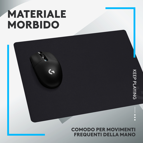 Tappetino mouse Tappetino mouse Logitech 943 000785 G SERIES G240 Black (ord.min.1.00 unità)