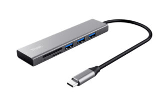 Hub multiporta HUB Trust 24191 HALYX Usb C Grey (ord.min.1.00 unità)