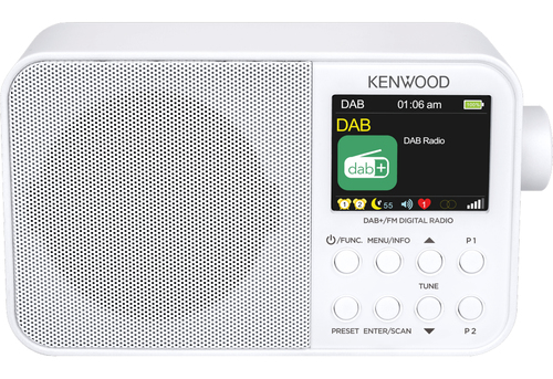 Radio Radio Kenwood CR M30DAB W Dab+ White (ord.min.1.00 unità)