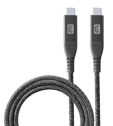 Cavo USB C Cavo USB C Cellular Line USBDATA31C2CTAB1MK FAST TRANSFER 3.1 100W Gre (ord.min.1.00 unità)