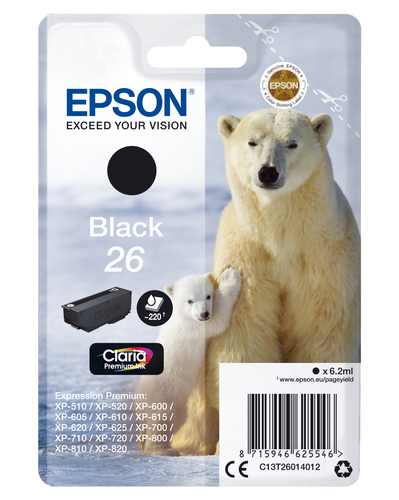 Cartuccia stampante Cartuccia stampante Epson C13T26014022 CLARIA 26 (ord.min.1.00 unità)