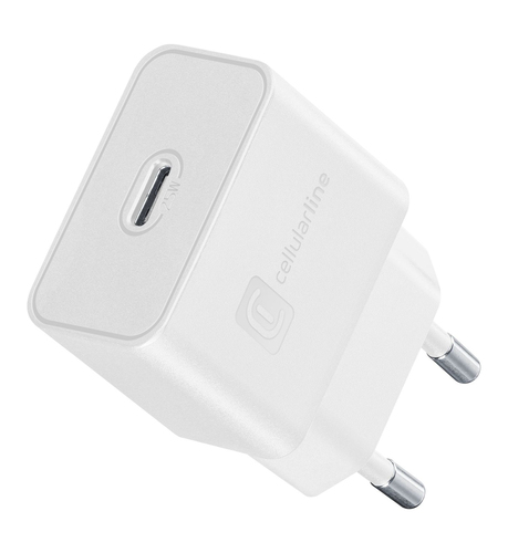 Caricabatterie USB Caricabatterie Cellular Line ACHSMUSBCPD25WW FAST CHARGER 25W Power De (ord.min.1.00 unità)
