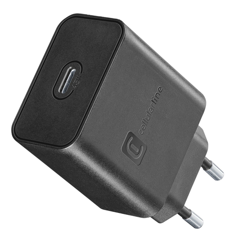 Caricabatterie USB Caricabatterie Cellular Line ACHSMUSBC45WK FAST CHARGER 45W Power Deli (ord.min.1.00 unità)