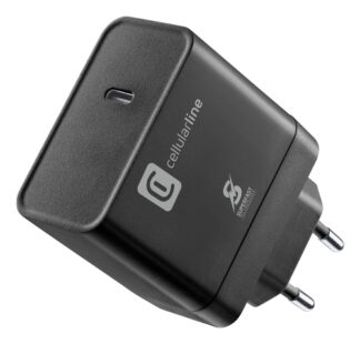 Caricabatterie USB Caricabatterie Cellular Line ACHSMUSBC65WK CHARGER ULTRA 65W Power Del (ord.min.1.00 unità)