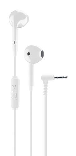 Auricolari microfono filo Auricolari microfono filo Cellular Line AUCAPSULE2W VOICE CAPSULE Bian (ord.min.1.00 unità)