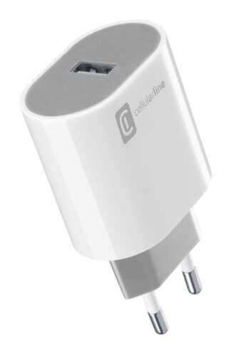 Caricabatterie USB Caricabatterie Cellular Line ACHUSBSMART12WW STYLECOLOR 12W Bianco (ord.min.1.00 unità)