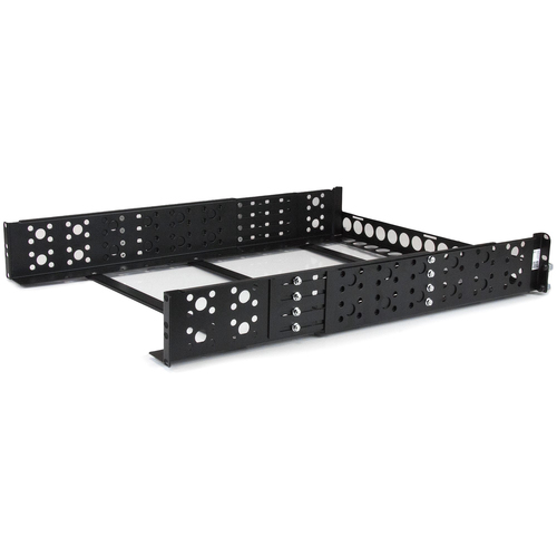 Staffe rack Staffe rack Startech.Com UNIRAILS2U Binari Regolabili Black (ord.min.1.00 unità)