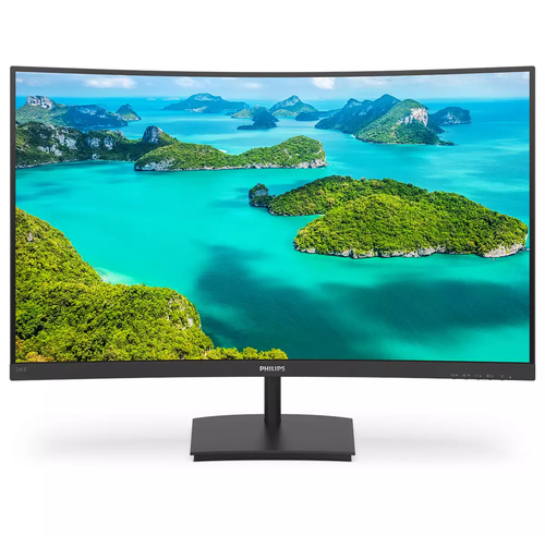 Monitor Monitor Philips 241E1SC 00 E LINE Curvo Black (ord.min.1.00 unità)