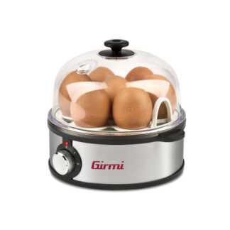 Cuoci Girmi CU2500 Egg Cooker Black e Inox Cuoci uova (ord.min.1.00unità)