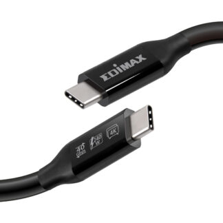 Cavo USB C Cavo USB C Edimax UC4 010TB UC4 SERIES 100W Usb4 Thunderbolt 3 Black (ord.min.1.00 unità)