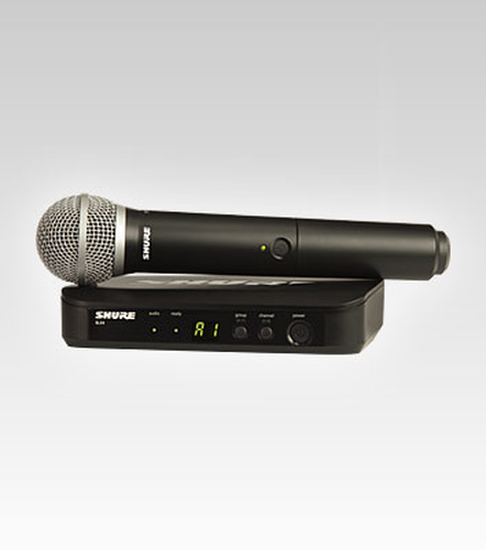 Kit microfono Kit microfono Shure BLX SERIES Blx24E Pg58 M17 Black (ord.min.1.00 unità)