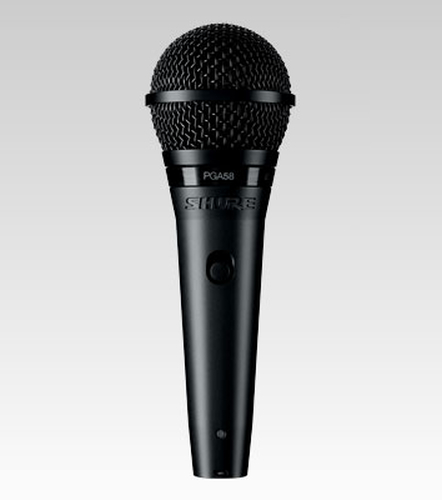 Microfono a filo Microfono a filo Shure PGA58 PG ALTA Xlr Black (ord.min.1.00 unità)