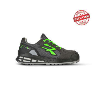 Scarpe antinfortunistica Scarpe da lavoro U Power RN2001641 RED PREMIUM Egon Grigio e Verde (ord.min.1.00 unità)
