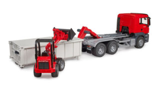 Mezzo cantiere Mezzo cantiere Bruder 03767 MAN Camion Tgs con Container e Ruspa Schae (ord.min.1.00 unità)