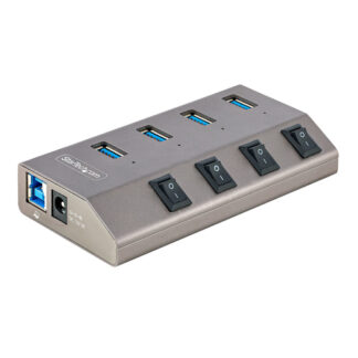 Hub USB Hub USB Startech.Com 5G4AIBS USB HUB EU Con Interruttori Individuali G (ord.min.1.00 unità)