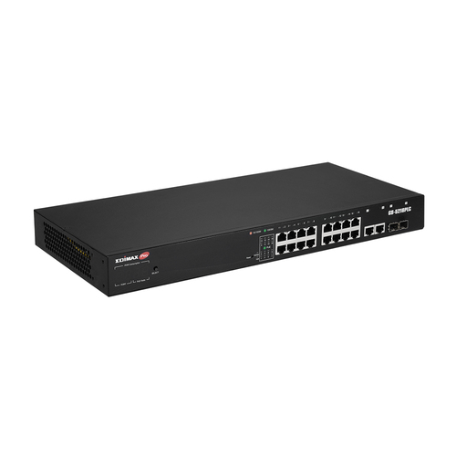 Switch di rete Switch di rete Edimax GS 5216PLC SURVEILLANCE Web Smart Black (ord.min.1.00 unità)