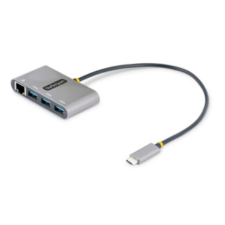 Hub multiporta HUB Startech.Com HB30C3A1GEA2 Mini Dock USB C con Ethernet Grey (ord.min.1.00 unità)