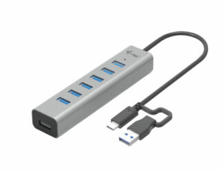 Hub USB Hub USB i tec C31HUBMETAL703 3.0 Grigio (ord.min.1.00 unità)