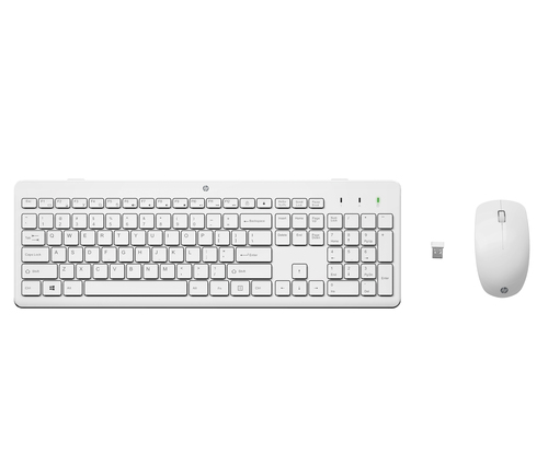 Tastiera e mouse Tastiera e mouse Hp 3L1F0AA 230 Combo Bianco (ord.min.1.00 unità)