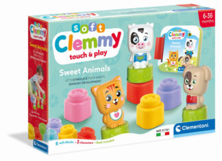Costruzioni Costruzioni Clementoni 17849 CLEMMY Sweet Animals Book Playset (ord.min.1.00 unità)