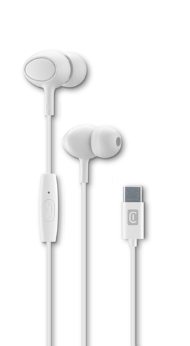 Auricolari microfono filo Auricolari microfono filo Cellular Line AUINEARTYPECW CLOUD Bianco (ord.min.1.00 unità)