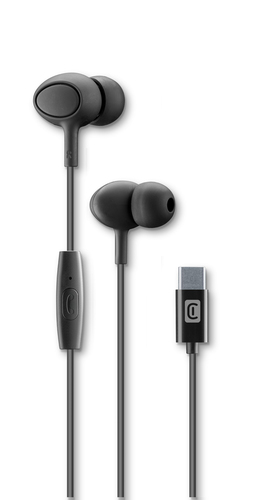 Auricolari microfono filo Auricolari microfono filo Cellular Line AUINEARTYPECK CLOUD Black (ord.min.1.00 unità)