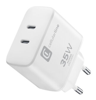 Caricabatterie USB Caricabatterie Cellular Line ACHIPHUSB2PD35WW DUAL CHARGER 35W Power D (ord.min.1.00 unità)