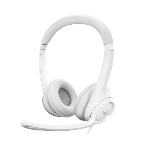 Cuffie filo Cuffie filo Logitech 981 001286 H SERIES H390 Usb Off white (ord.min.1.00 unità)