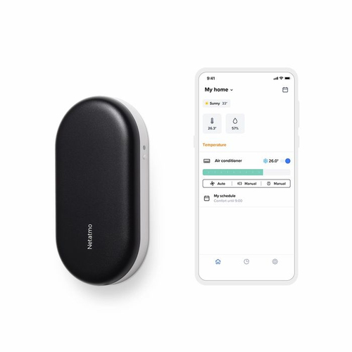 Termostato SMART Termostato SMART Netatmo NAC IT COMFORT Black e White (ord.min.1.00 unità)