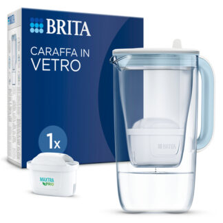 Caraffa filtrante Caraffa filtrante Brita 1046673 GLASS JUG Kit con 1 filtro Maxtra Pro (ord.min.1.00 unità)