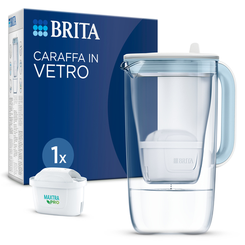 Caraffa filtrante Caraffa filtrante Brita 1046673 GLASS JUG Kit con 1 filtro Maxtra Pro (ord.min.1.00 unità)