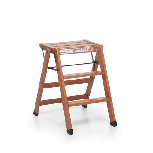 Scaletta Scaletta Foppapedretti 348106 TIALZO sgabello Noce (ord.min.1.00 unità)