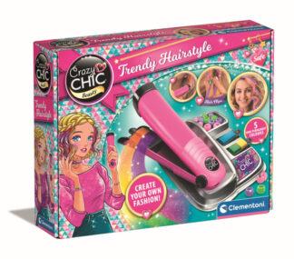 Set parrucchiera Clementoni 18750 CRAZY CHIC Trendy Hairsryle Set parrucchiera giocattolo (ord.min.1.00unità)