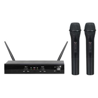 Kit microfoni Kit microfoni Karma SET 5002 Doppio radiomicrofono palmare UHF Black (ord.min.1.00 unità)