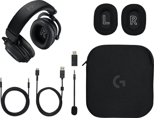 Cuffie gaming Cuffie gaming Logitech 981 001263 PRO SERIES Pro X 2 lightspeed Black (ord.min.1.00 unità)