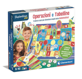 Educativo Gioco educativo Clementoni 16596 SAPIENTINO Operazioni e Tabelline (ord.min.1.00 unità)