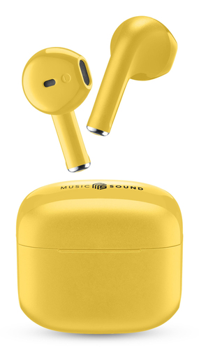 Auricolari microfono bluetooth Auricolari microfono bluetooth Cellular Line BTMSTWSSWAGY MUSIC SOUND (ord.min.1.00 unità)