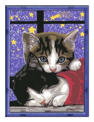 Set per dipingere Set per dipingere Ravensburger 23707 CREART Teneri Gattini con Glitter (ord.min.1.00 unità)