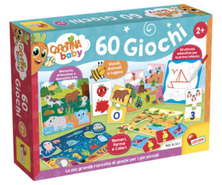 Gioco educativo Lisciani 102877 CAROTINA BABY 60 Giochi Educativo (ord.min.1.00unità)