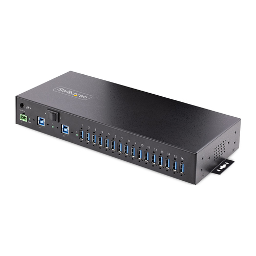Hub USB Hub USB Startech.Com 5G16AINDS USB A HUB INDUSTRIAL 3.0 Black (ord.min.1.00 unità)