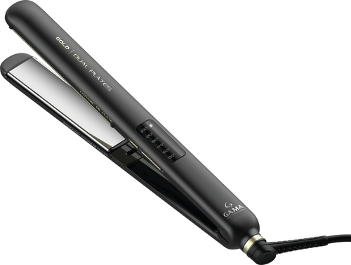 Piastra capelli Piastra capelli Ga Ma GI2510 DUAL PLATES Gold Led Black (ord.min.1.00 unità)