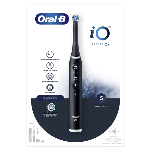 Spazzolino elettrico Spazzolino elettrico Oral B IO SERIES 6S Black (ord.min.1.00 unità)